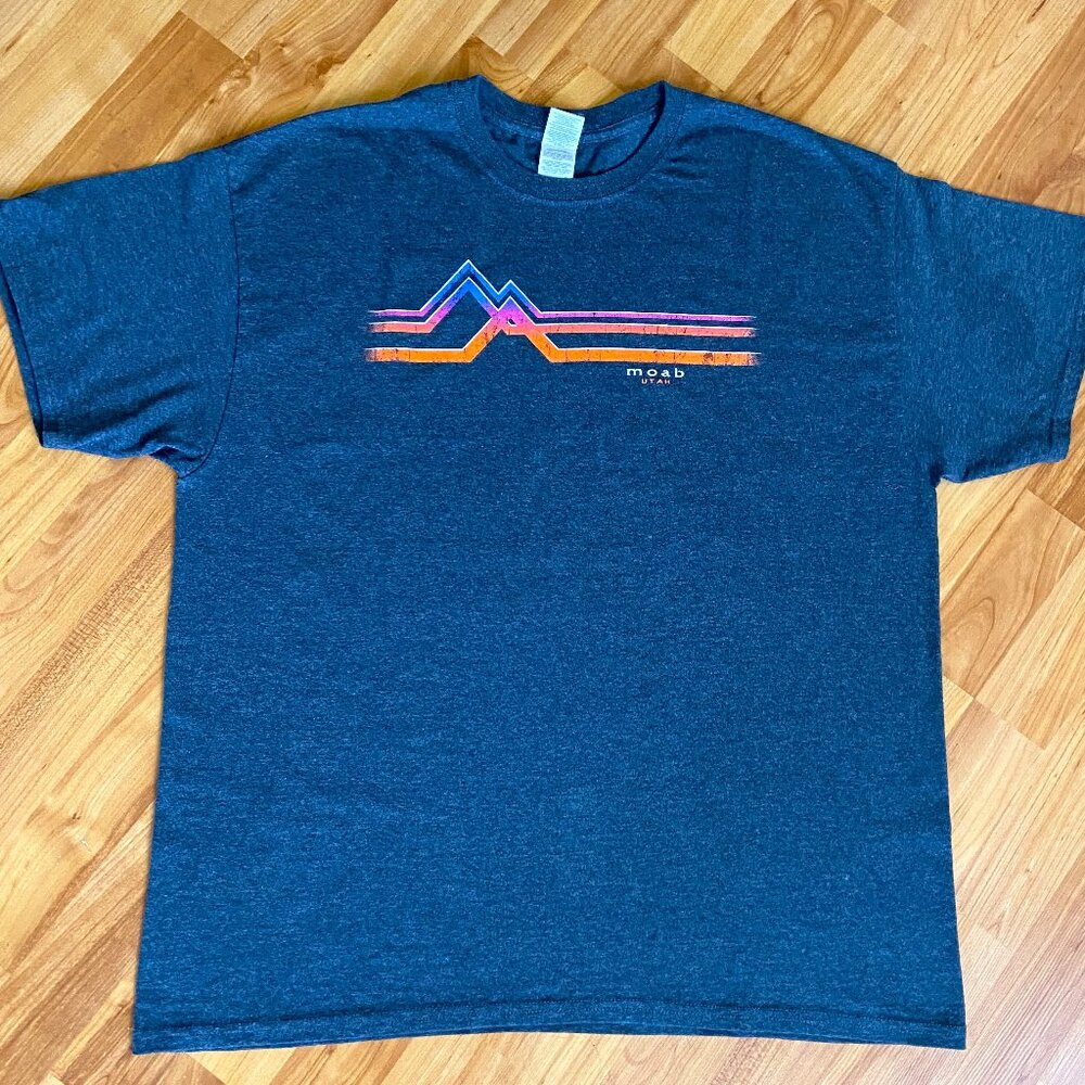 Gildan Ultra Comfort Premium Cotton T-Shirt Moab Utah graphic